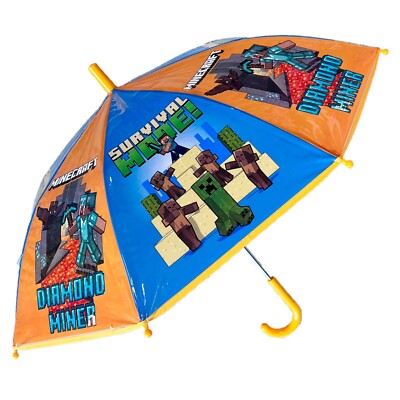 Minecraft Regenschirm Poe PVC Kinder Jungen Regenschirm Regen