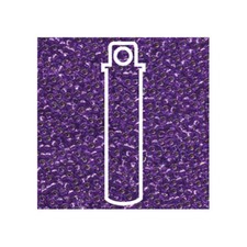 Miyuki Seed Beads 11/0 Silver Lined Magenta 11-1345 Glass 24 grams Size 11 Round