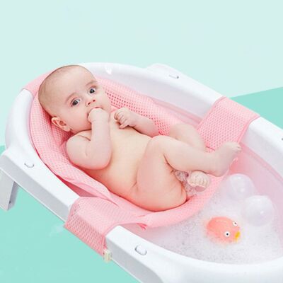 Bathtub Set Pad Baby Bath Mesh Cushion Newborn Shower Cradle