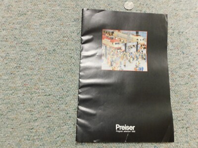 Preiser Elastolin 1990 Catalog 16 pages size 11'' x 8''