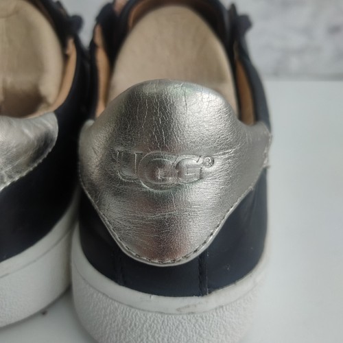 ZAPATILLAS UGG MILO MUJER. UK TALLA 6.5 CUERO NEGRO - Imagen 9 de 13