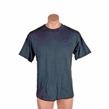 VIntage 90s Civic Helicopters Carlsbad California t-shirt Black Large USA MADE
