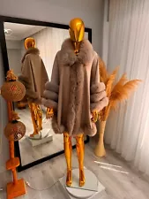 Women's day Special price Winter Coat Real Fox Fur Soft Stylish