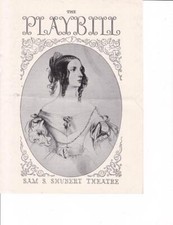 RARE 1942 Playbill/ "Candida" Burgess Meridith-Raymond Massey-Mildred Natwick
