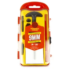 Shooter's Choice 9MM Pistol Cleaning Kit w/ Brass Rod Brushes Patches Lubricant