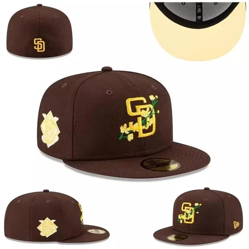 Neu San Diego Padres Baseball Ära Mütze 59FIFTY eng anliegende Mütze -5950-2 - Bild 17 von 44