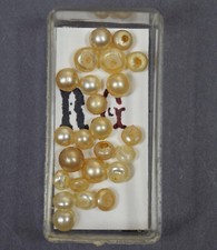 Posten Perlen Lagerbestand aus alter Goldschmiede pearl old goldsmiths