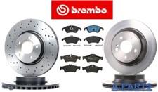 BREMBO BREMSENSATZ KOMPLETT VORNE HINTEN 322 300mm MERCEDES E KLASSE W212 S212