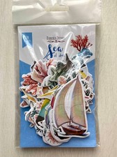 Sea Ocean Nautical Beach Scrapbook Die Cuts Ephemera Card Toppers Embellishments
