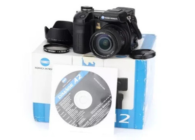 Konica Minolta DiMAGE A2 8MP CCD Camera BOXED GT APO Lens AS Anti Shake