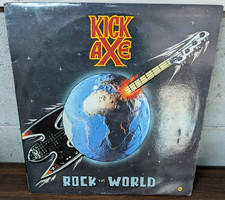 Kick Axe - Rock the World 1987 Mercenary Records MER 2103 Vinyl LP Record