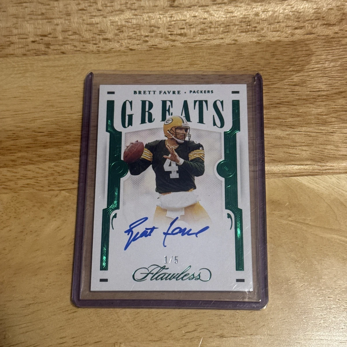 Brett Favre Football Autographed Sports Trading Cards for sale | eBay