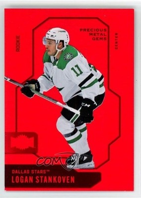2024-25 Skybox Metal Universe Rookies PMG Red /100 Logan Stankoven Rookie RC 2t1
