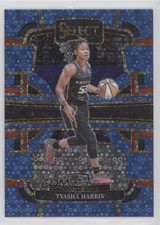 2024 Panini Select WNBA Concourse Light Blue Disco Prizm /125 Tyasha Harris 1pe9
