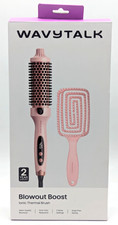 Open-Box Wavytalk Blowout Boost Ionic Thermal Brush for Blowout Look - Pink