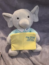 Cuddle Barn Sing Along Sydney Animated Singing Elephant Plush 5 Nursery Rhymes