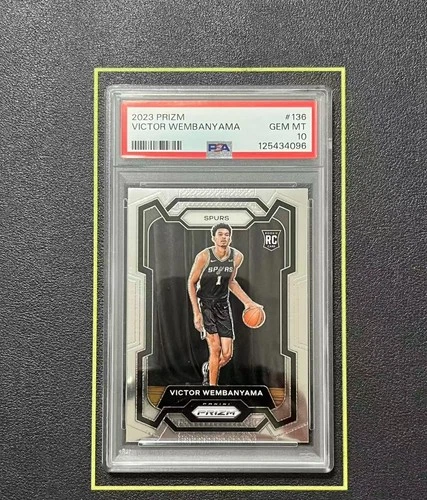 2023-24 Panini Prizm Victor Wembanyama #136 Rc Rookie PSA 10