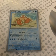 Krabby- 98/165 - Reverse Holo - S&V 151 - Near Mint/Mint - Pokemon TCG