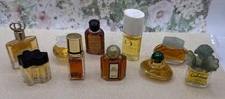 Lot Of 10 Mini Travel Perfume New Vintage~Lancôme-Norell-Nina Ricci + More