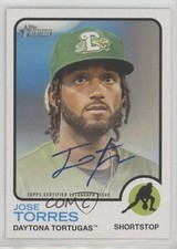 2022 Topps Heritage Minor League Edition Real One Jose Torres #ROA-JT Auto 06z2