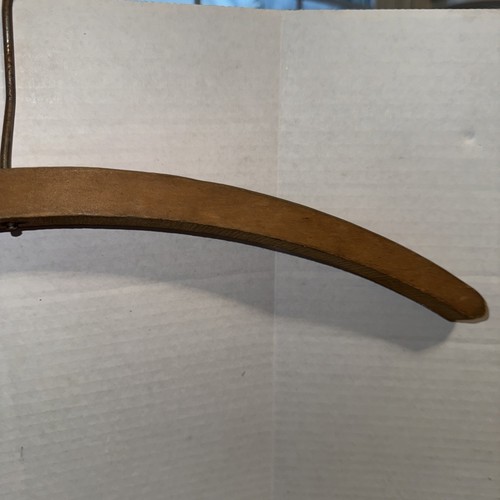 Konvolut 2 Vintage Holz Kleiderbügel Werbung DETROIT - Bild 19 von 20