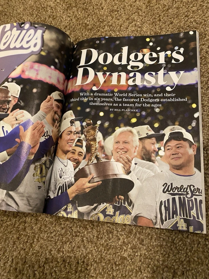 Los Angeles Times Dodgers 2025 World Series Commemorative 80 Page Magazine Rare - Image 3 of 4