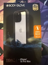 New Body Glove Tidal Waterproof Case For iPhone 16 Pro Max Black/Clear