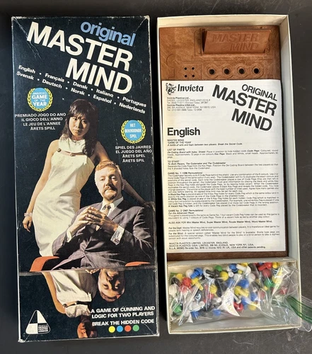COMPLETE! Vintage 1972 MASTERMIND Game by Invicta in Great Condition