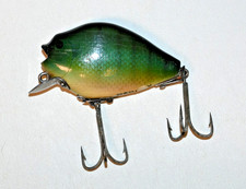 Leurre De Pêche Vintage Heddon Punkinseed 740 – Bois – Vers 1940 – Boîte D'origine