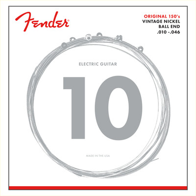Fender 150R Pure-Nickel Regular 010-046 | E-Gitarren-Saiten | Rein-Nickel-Saiten