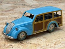 MLB MARCHESINI ITALY TIN WIND-UP FIAT 500 TOPOLINO GIARDINIERA WOODY (EXC-FF)