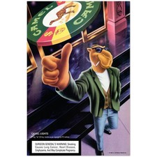 Camel Lights Joe Camel poster arte pubblicitaria sigarette vintage anni 90