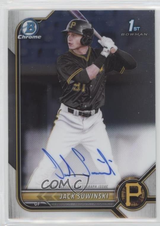 2022 Bowman Chrome Prospect Jack Suwinski #CPA-JS Rookie Auto RC
