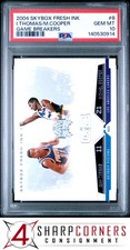 2004 SKYBOX FRESH INK GAME BREAKERS #8 ISIAH THOMAS-MICHAEL COOPER POP 1 PSA 10