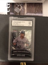 2016 Bowmanns Best Aaron Judge #SL-AJ Stat Line  Rookie (Cracked Case)