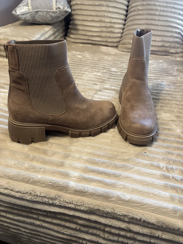 Botas Chelsea Pierre Dumas Mujer Marrón Gamuza Talla 10 Foto 2 de 4