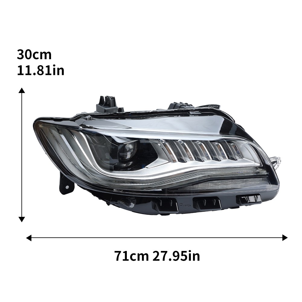 For 2017-2019 Lincoln MKZ LED Headlight Headlamp W/ AFS Passenger