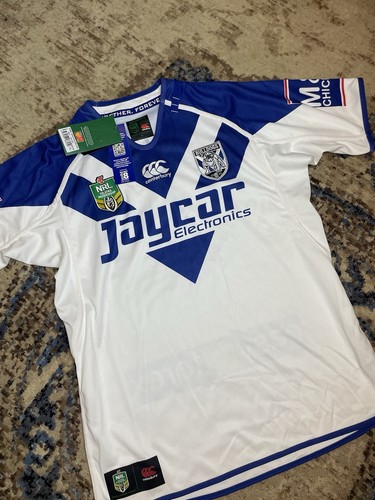 Maglia NRL Canterbury Bankstown Bulldogs Heritage Rugby League Shirt CCC NUOVA CON ETICHETTE - Foto 3 di 10