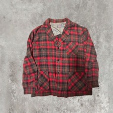 Pendleton Wool Check Tailored Jacket L Virgin Wool Classic Pattern