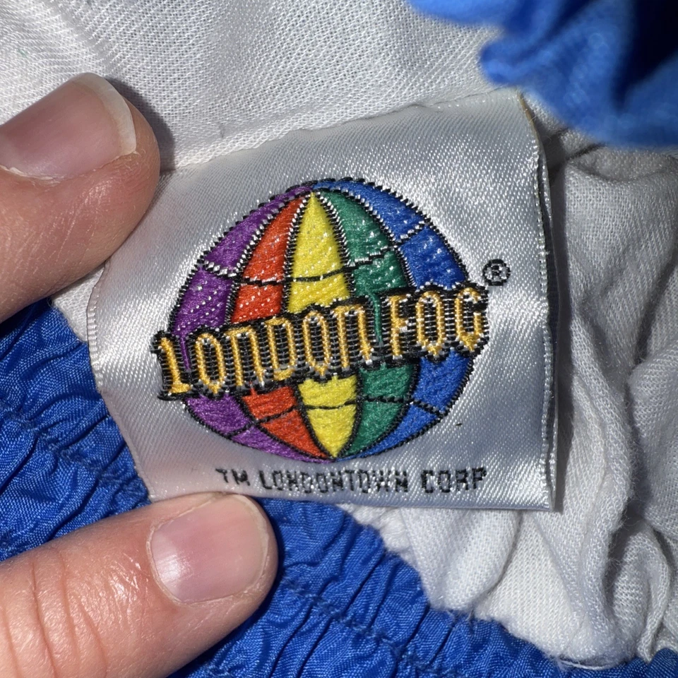 Pantalones de chándal vintage London Fog Parachute talla M 18-24 meses geométricos Foto 4 de 4