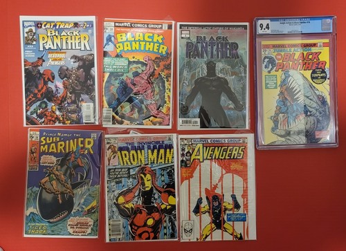 Marvel Comics Jungle Action : The Black Panther #14 CGC 9.4 plus raw books
