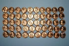 1955 D Lincoln cents  1 Roll (50) BU
