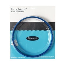 Imachinist S901224 Bi-Metal 90" Long, 1/2" Wide, 0.025" Thick Bandsaw Blades ...