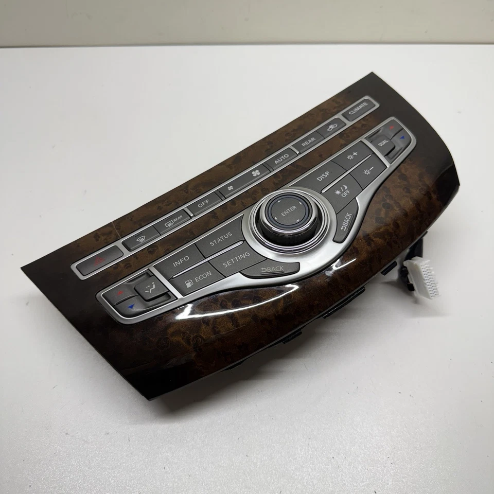 Infiniti QX60 2014-2017 navegación climatizador aire acondicionado calefacción panel de control OEM Foto 2 de 4