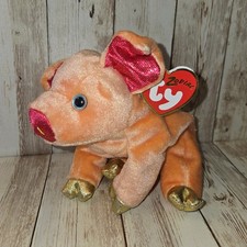 Pig Chinese Zodiac Birthday Year 6in Ty Beanie Baby Plush Stuffed Animal NWT