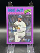 Robinson Pina 2026 Topps Heritage #315 Light Purple Border SP RC Blue Jays