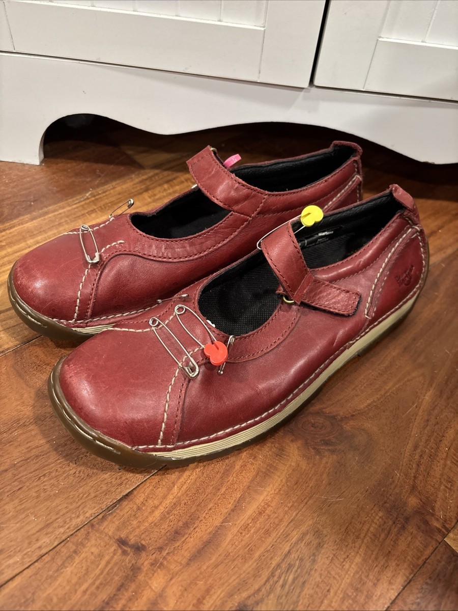 Dr Martens vintage 2b29 Burgundy Y2K Mary Jane Shoes US 7 UK 6 | eBay