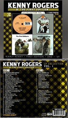 KENNY ROGERS/FIRST EDITION VOL. 1-KENNY RARITIES/1ST EDITION/2nd/'69-2 CDS