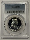 1961 Franklin Half Dollar 50c DDR FS-802 Doubled Die Reverse PCGS PR66