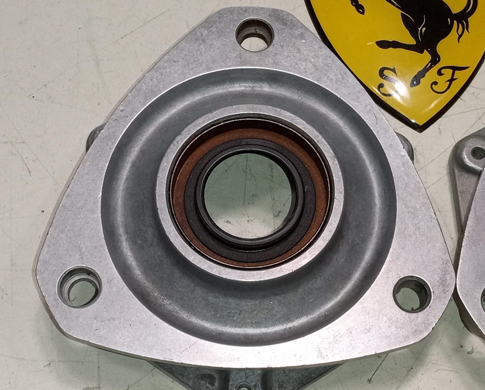 Ferrari 308 Engine Cylinder Head Ignition Distributor Mount Housings_GTBi_GTSi